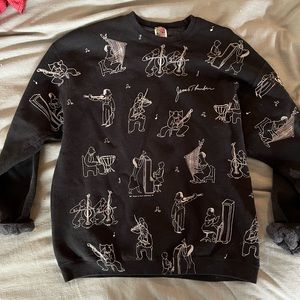 Vintage James Thurber Sweater - Thurber Cartoons